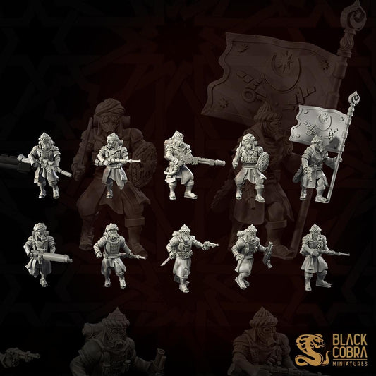 Iron Trenchers - Azeb Infantry Squad