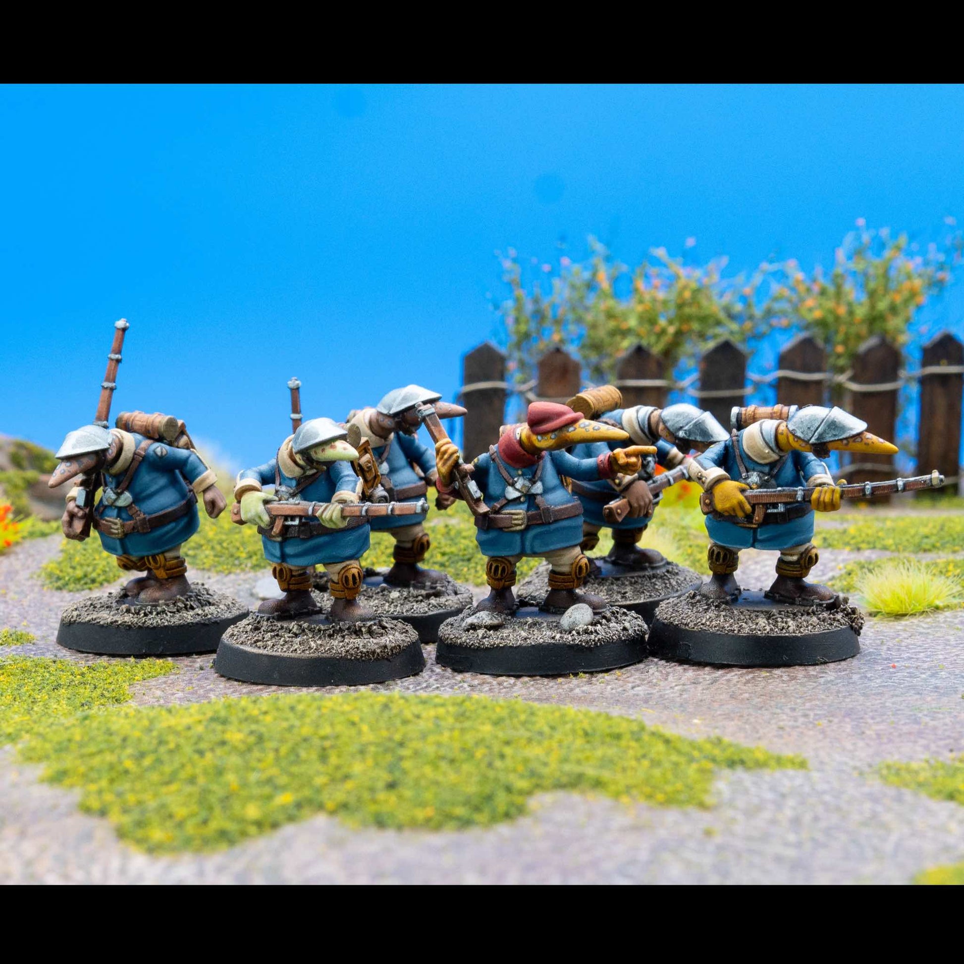 Quar Coftyran Infantry painted models