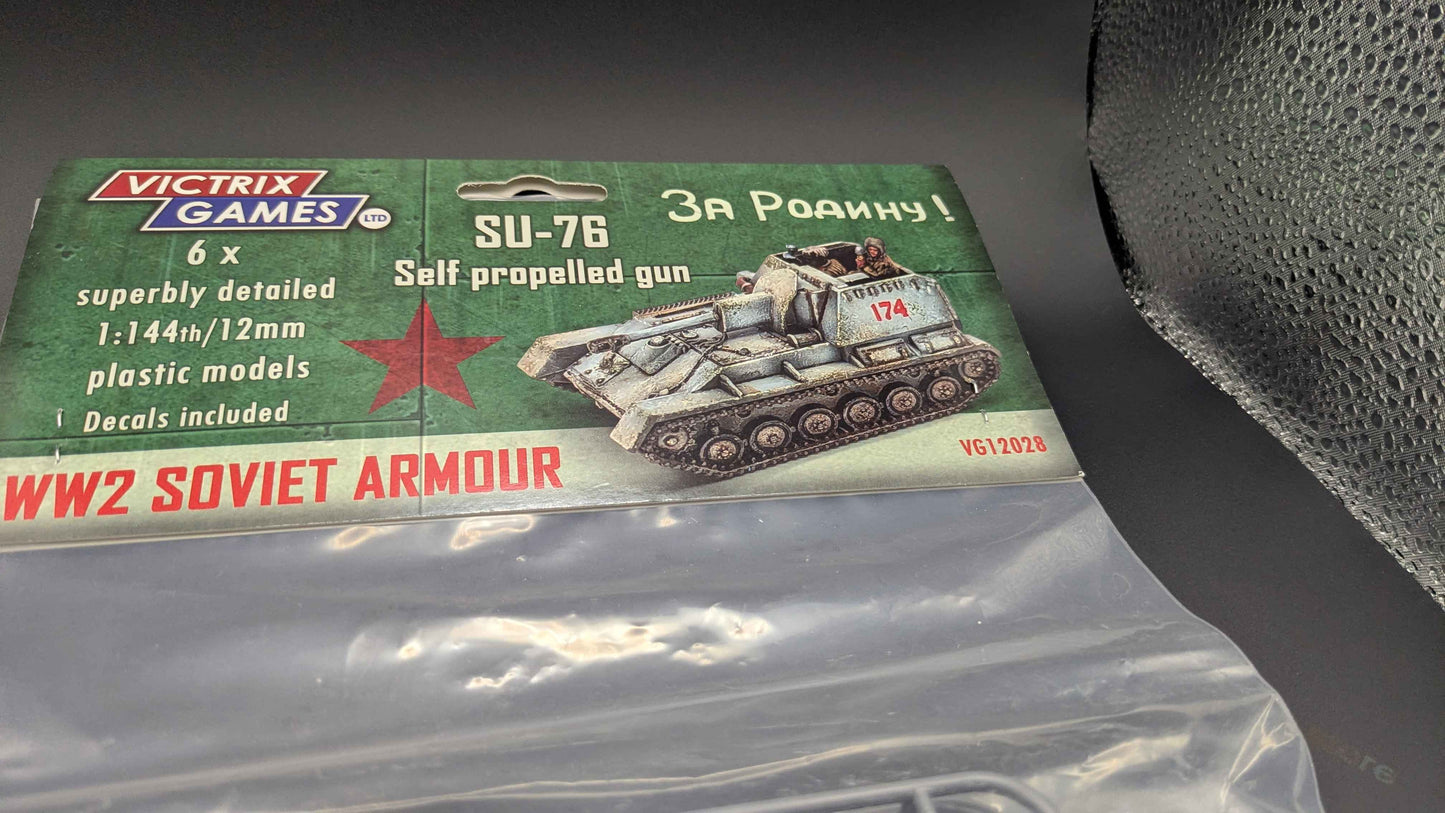 SU-76 box label, Maskirovka Gaming photo