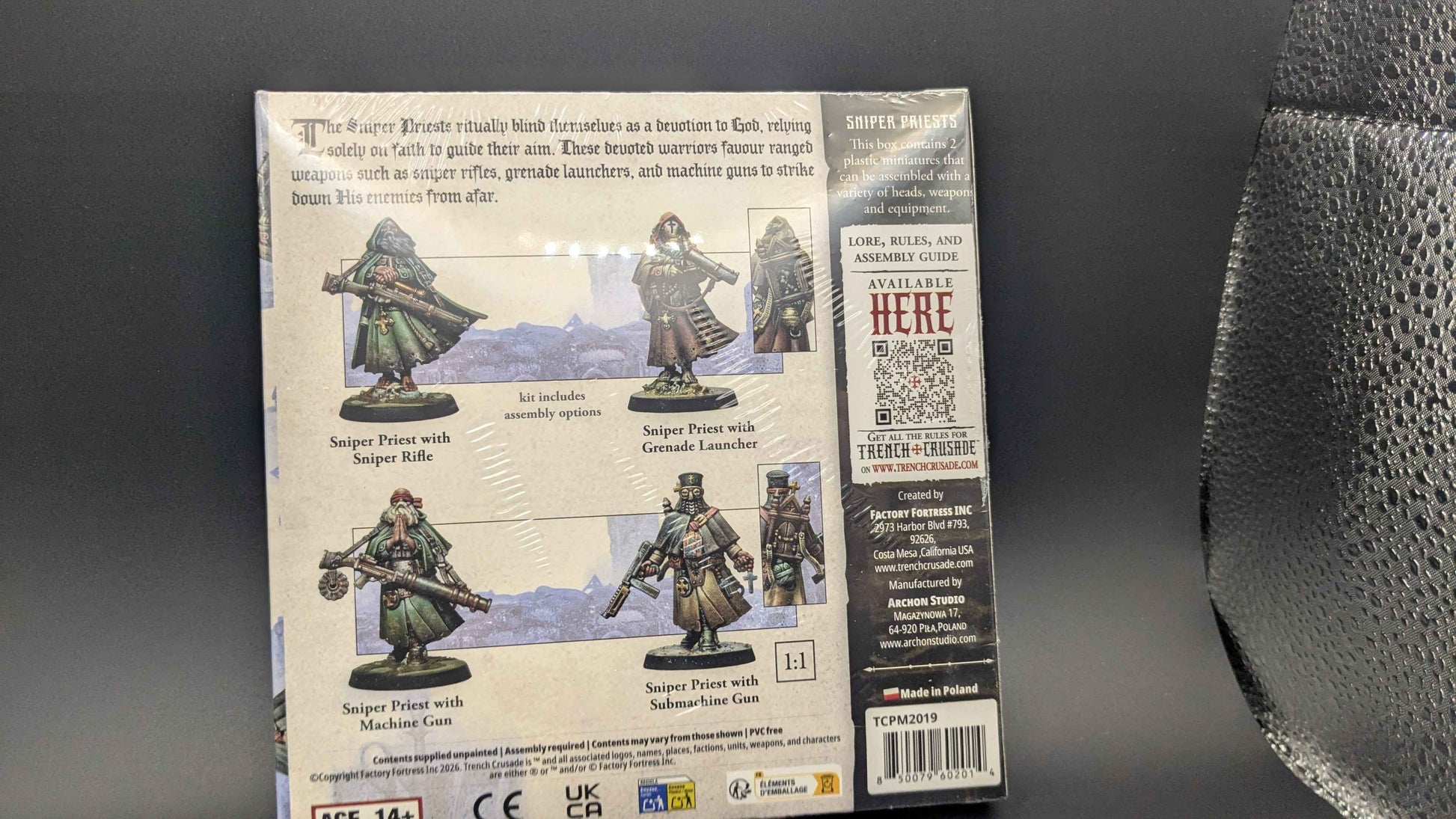 Sniper Priests box back - Maskirovka Gaming photo