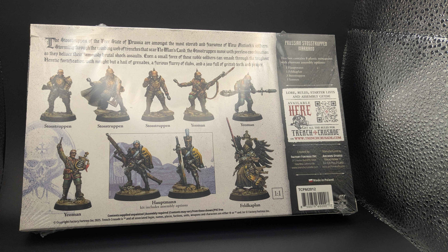 Prussian Warband box back - Maskirovka Gaming photo