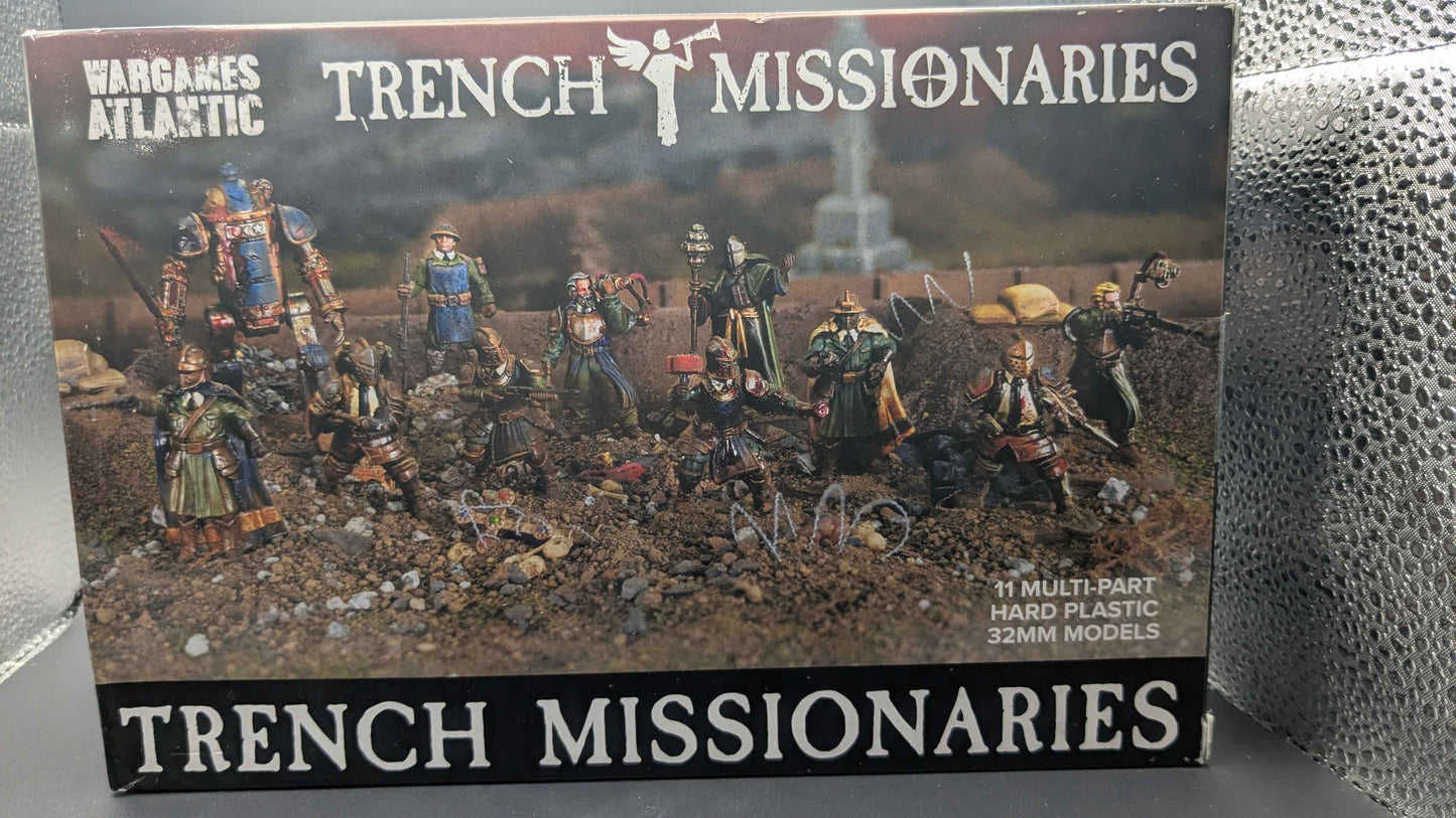 Trench Missionaries box close-up