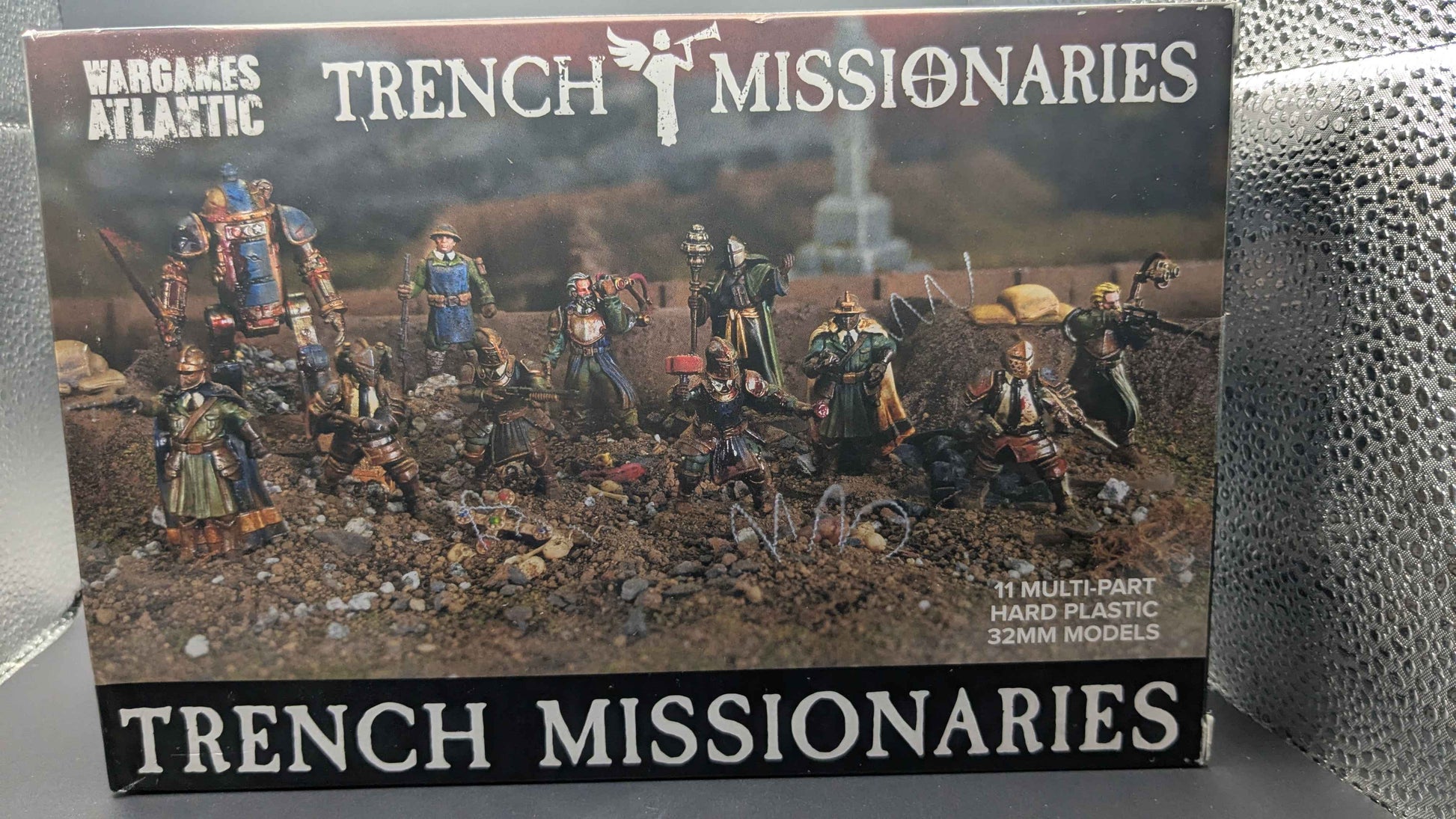 Trench Missionaries box close-up