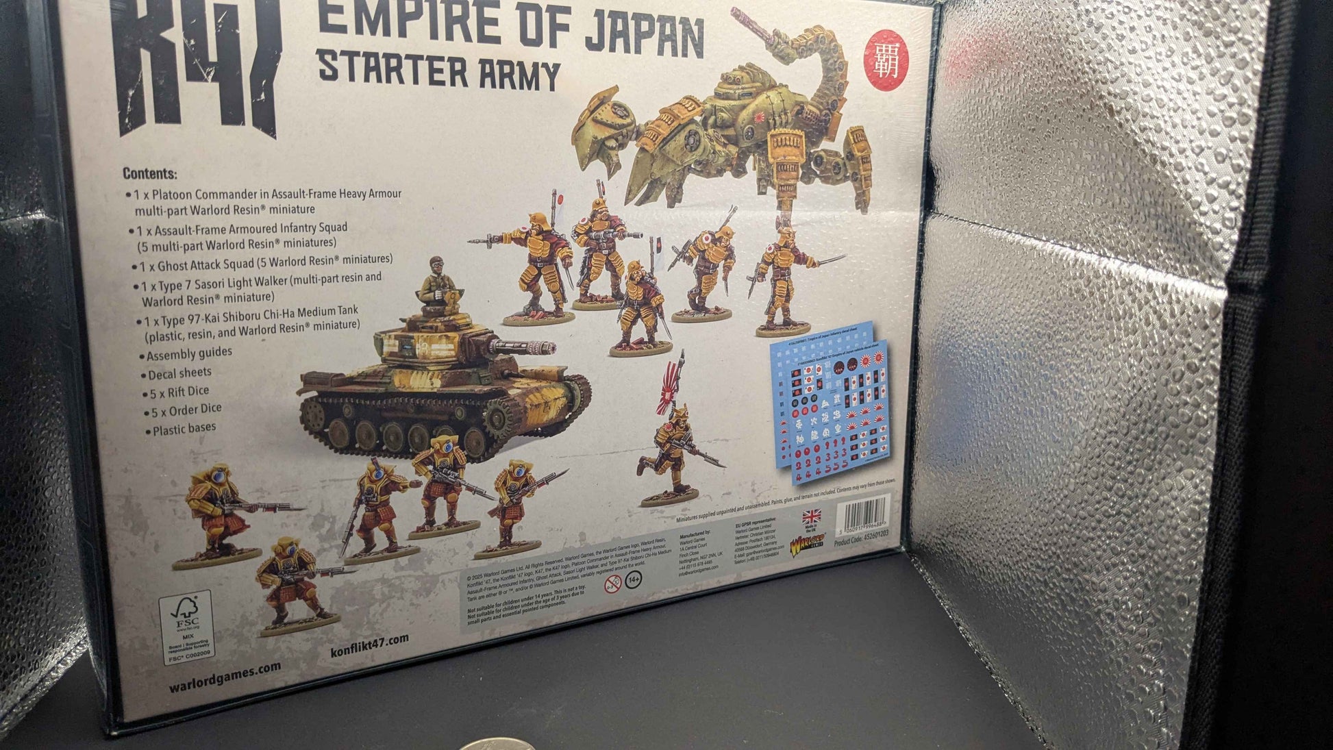 Empire of Japan Starter Army box back, Maskirovka Gaming photo