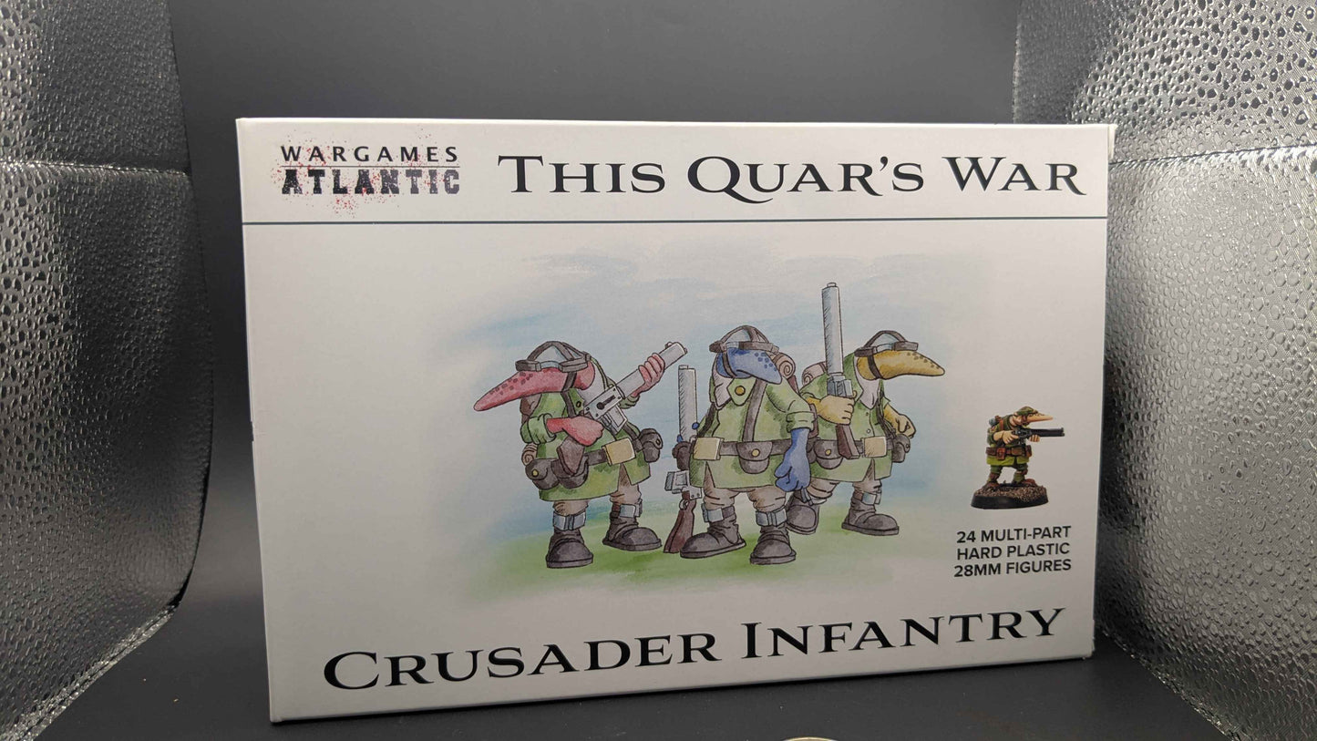 Quar Crusader Infantry box front, Maskirovka Gaming photo