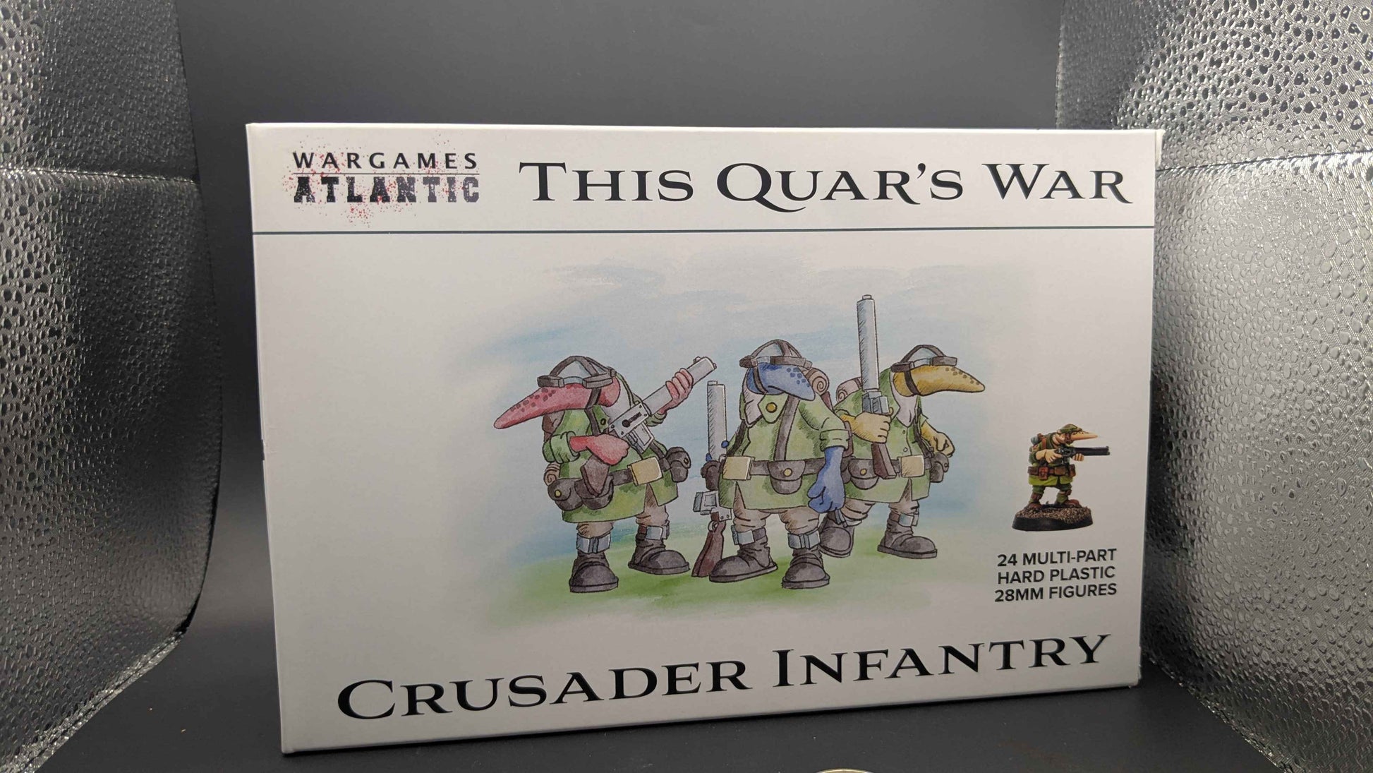 Quar Crusader Infantry box front, Maskirovka Gaming photo