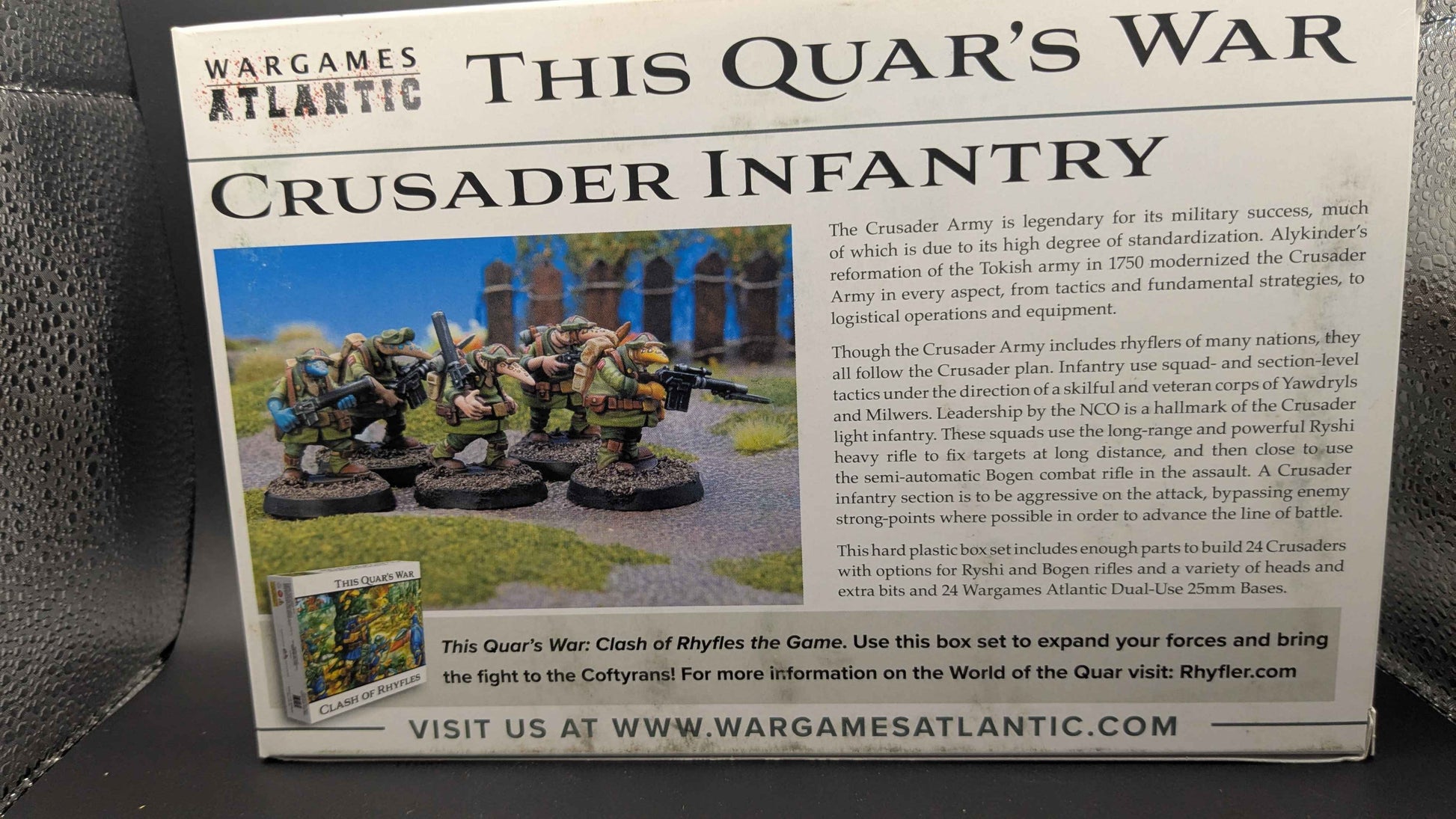 Quar Crusader Infantry box back, Maskirovka Gaming photo