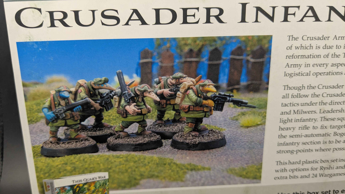 Quar Crusader Infantry contents, Maskirovka Gaming photo