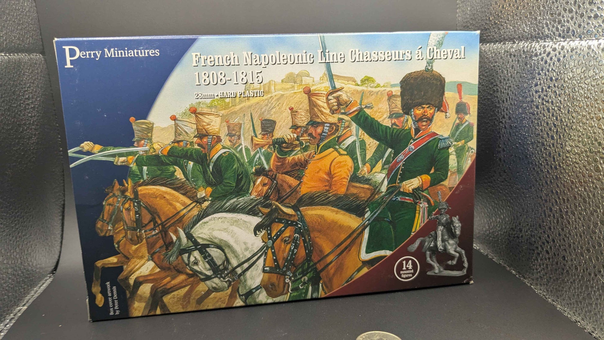 French Napoleonic Line Chasseurs a Cheval box front