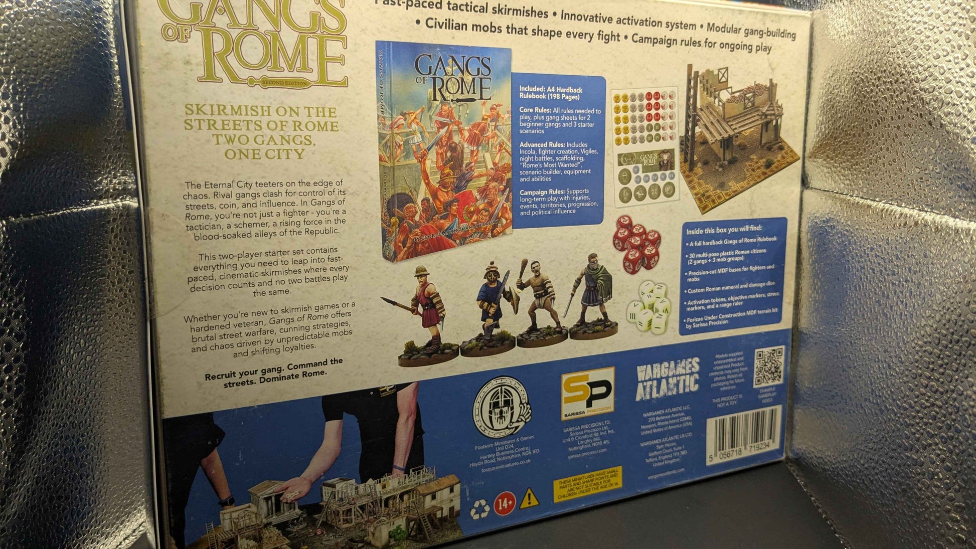 Gangs of Rome box back, Maskirovka Gaming photo