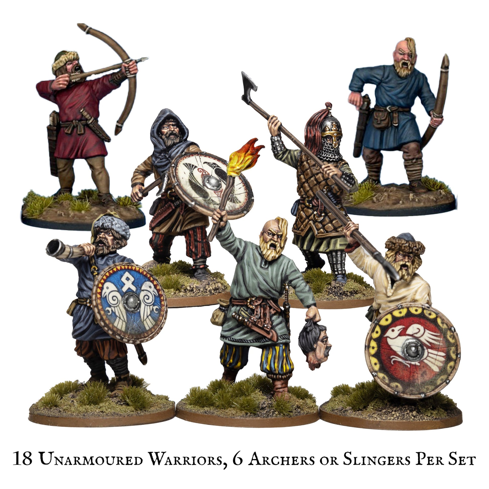 Rus Warband unarmoured warriors and archers