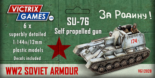 Victrix 12mm SU-76 tanks