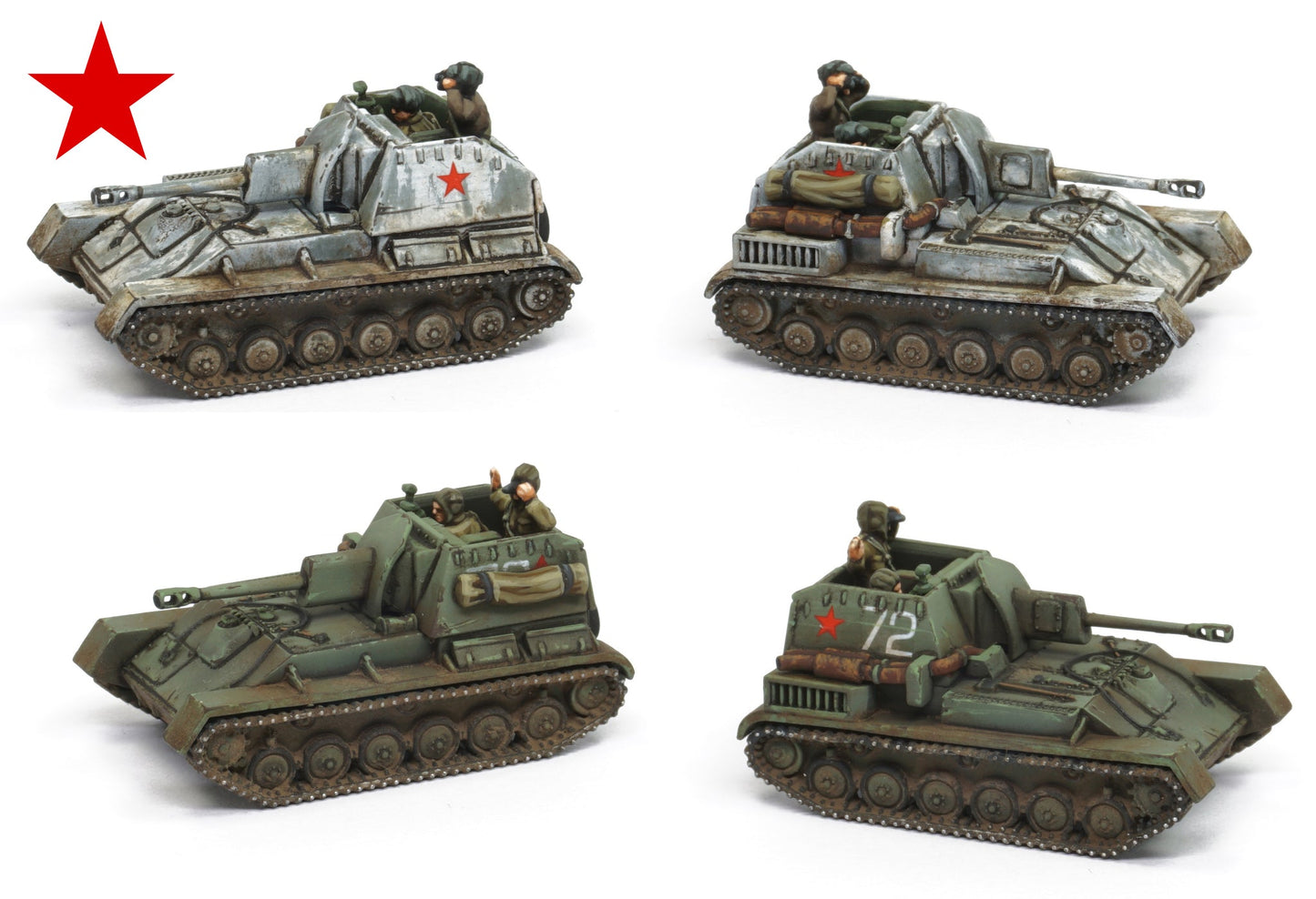 Victrix 12mm SU-76 angles