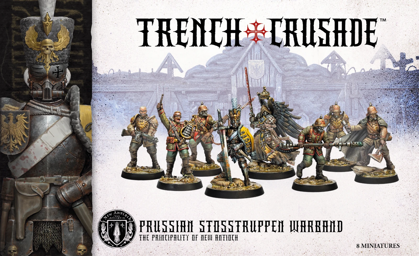 Prussian Stosstruppen Warband models front