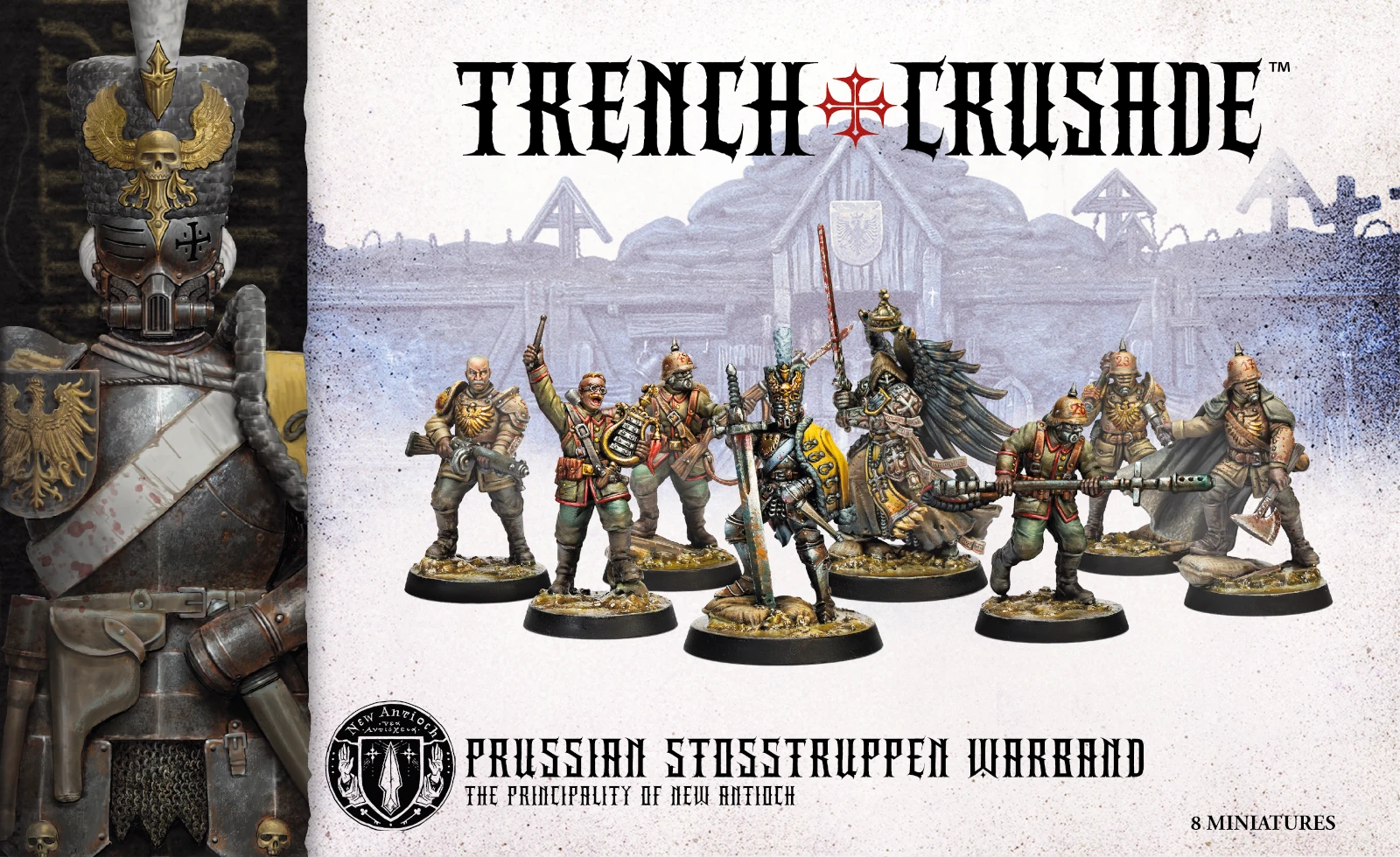 Prussian Stosstruppen Warband models front