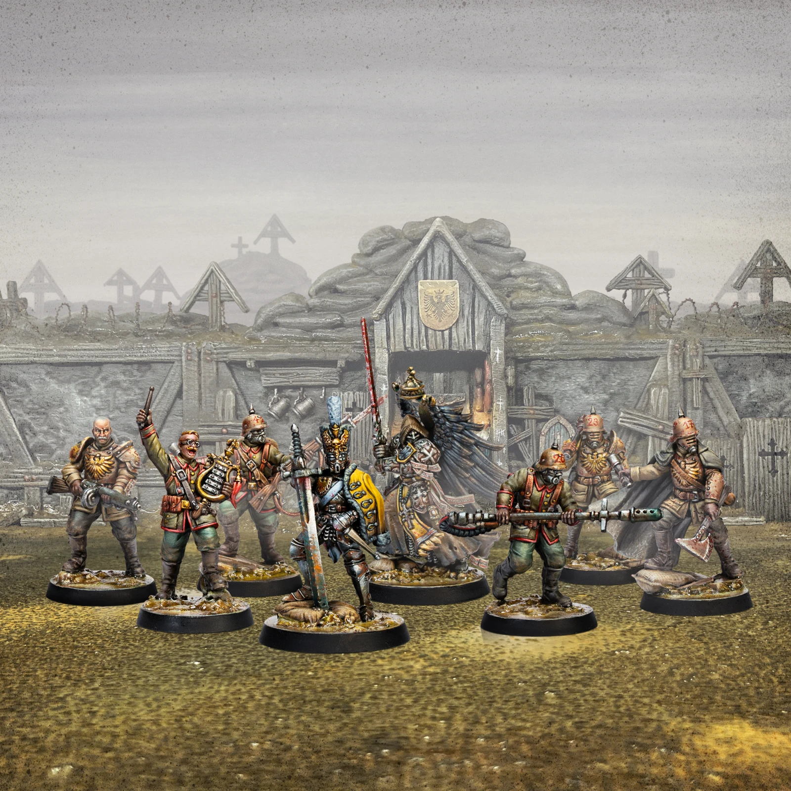 Prussian Stosstruppen Warband assembled models