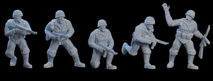 US Army WWII American Infantry