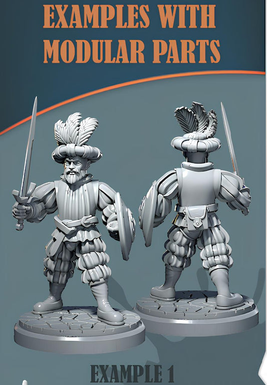 Multipart Human Imperial State Troops
