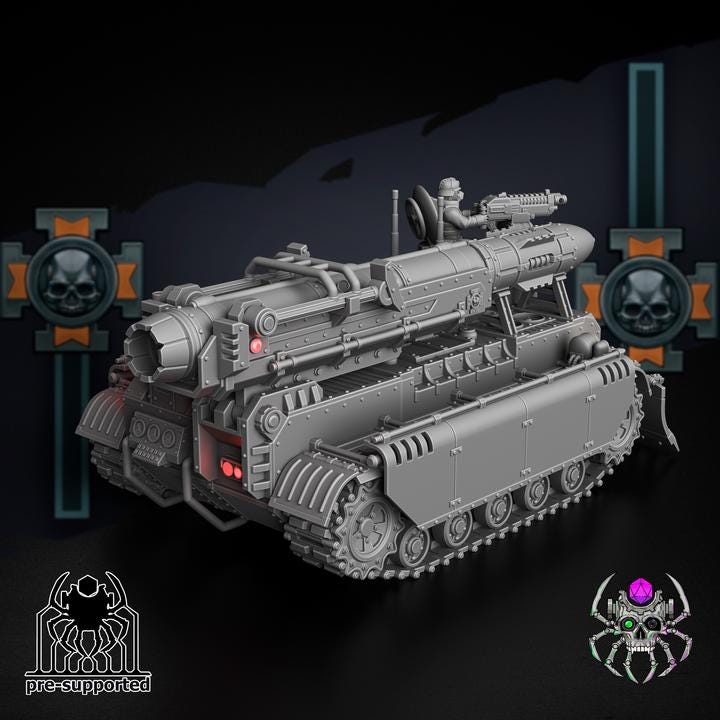 Ash Korps Ballistic Missile Tank