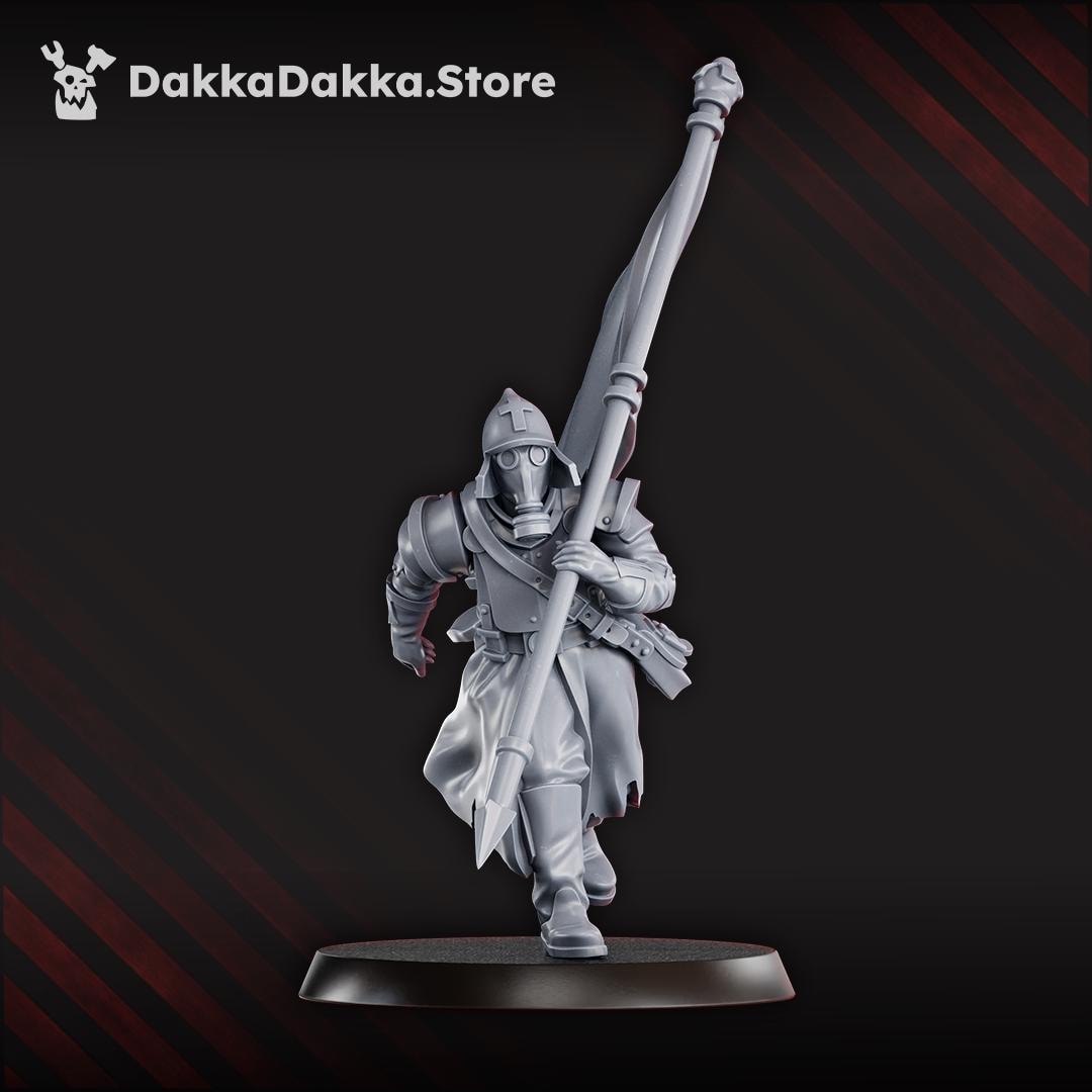 Steel Union Red Banner Bearer