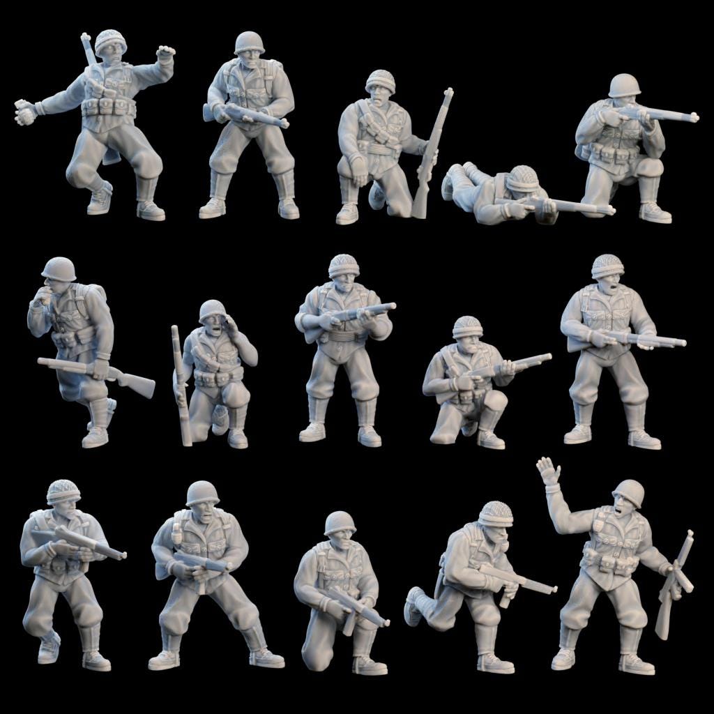 US Army WWII American Infantry