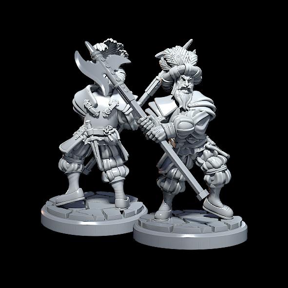 Empire Landsknecht Miniatures - Set of 8