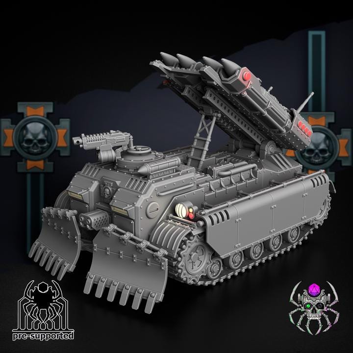 Ash Korps Artillery Tank