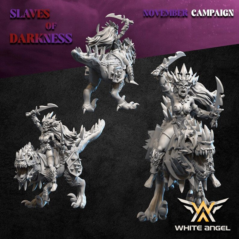 Sorceress on Coldblood Raptor