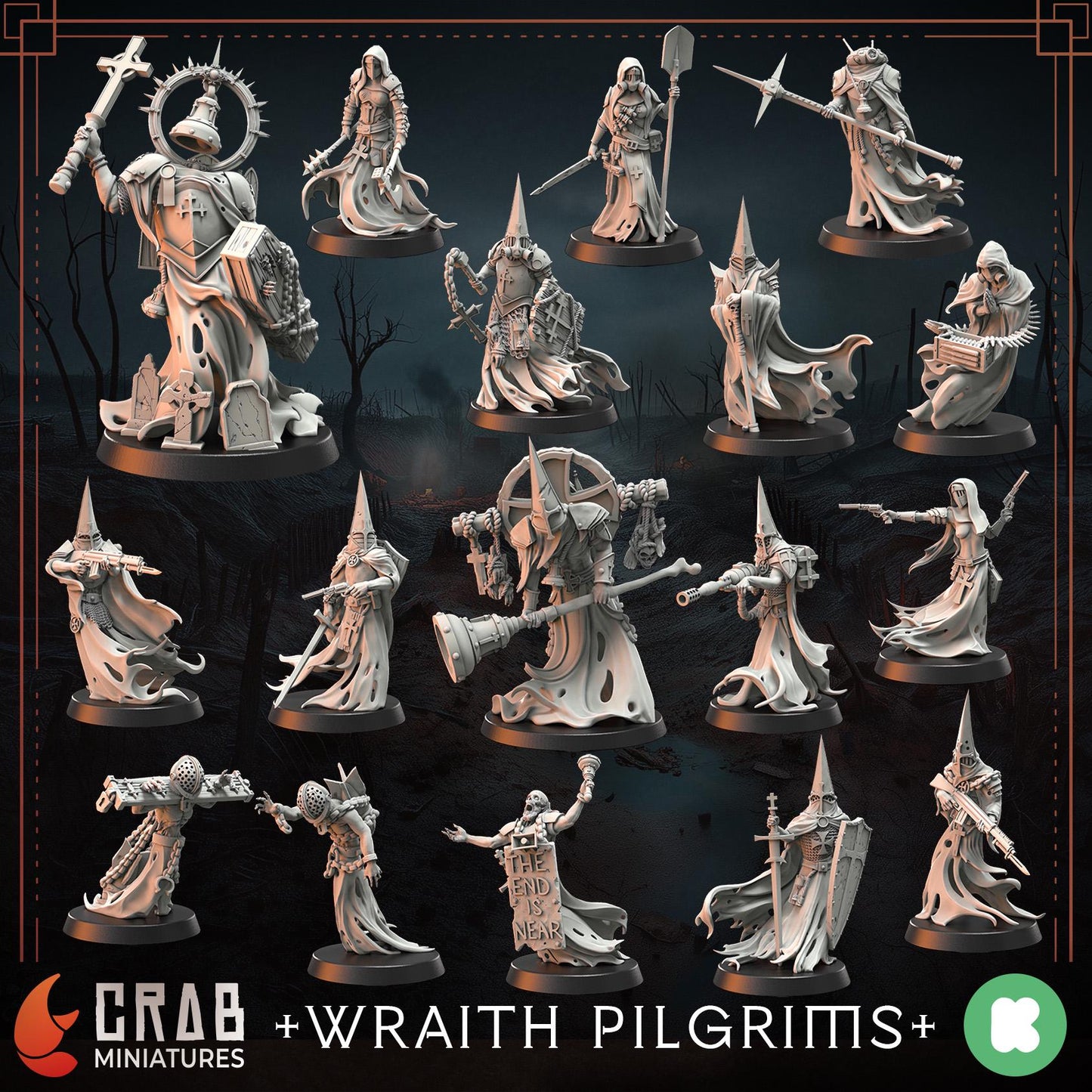 Wraith Pilgrims - Full Warband
