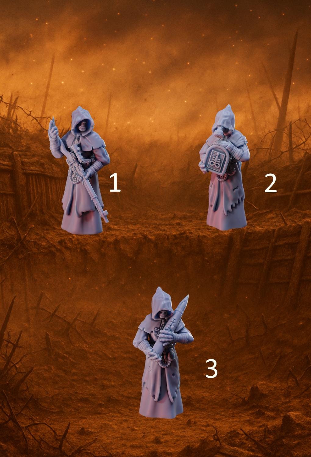 Trench Heretics - Full Warband by Stormforge Minis