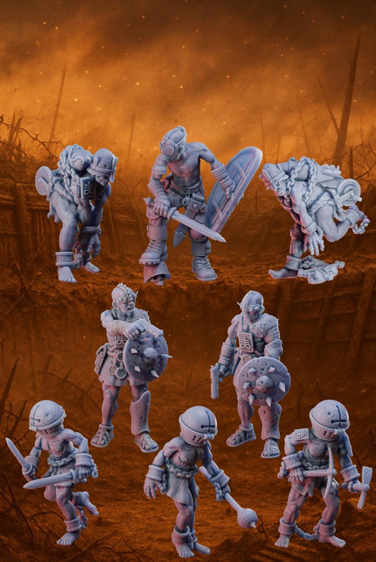 Trench Heretics - Wretched Squad by Stormforge Minis