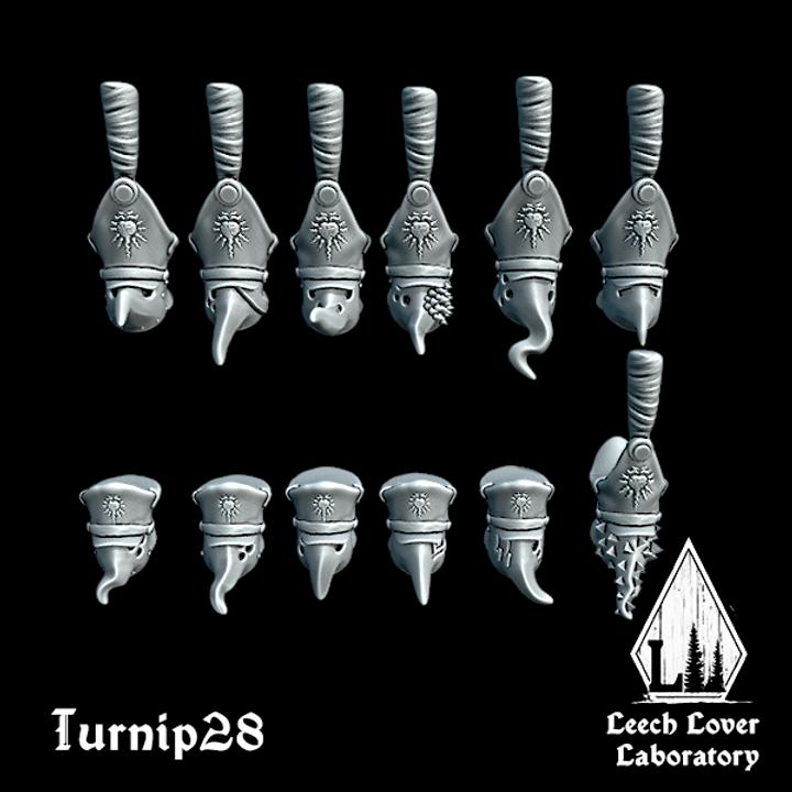 Shako Hats & Peaked Caps - Set of 12
