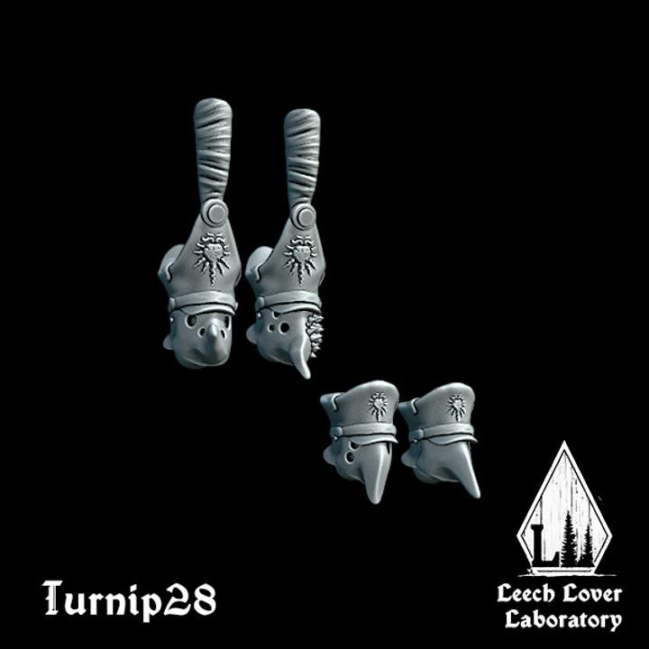Shako Hats & Peaked Caps - Set of 12 Kitbash Heads
