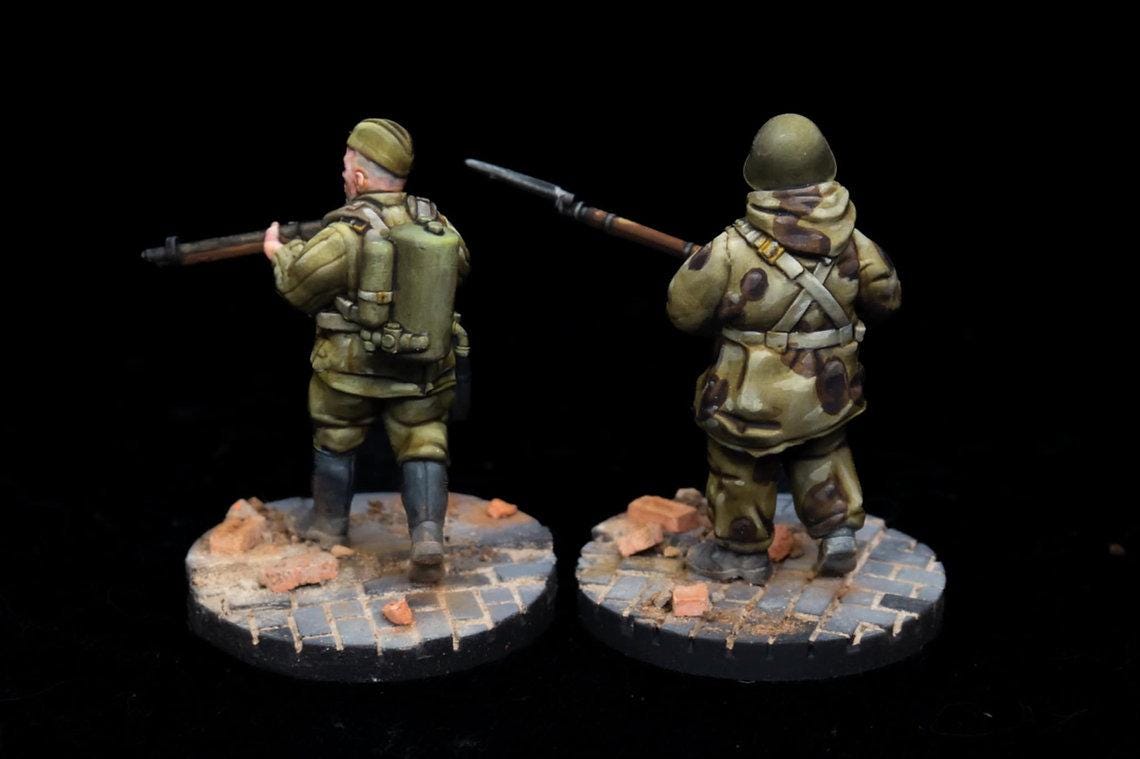 Soviet WW2 Assault Engineer Flamethrower Team
