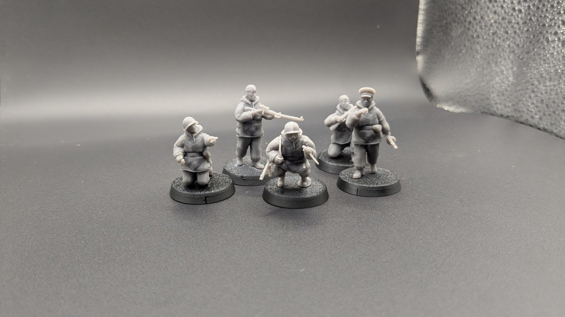 Soviet WW2 Partisan Recon Team - group on bases
