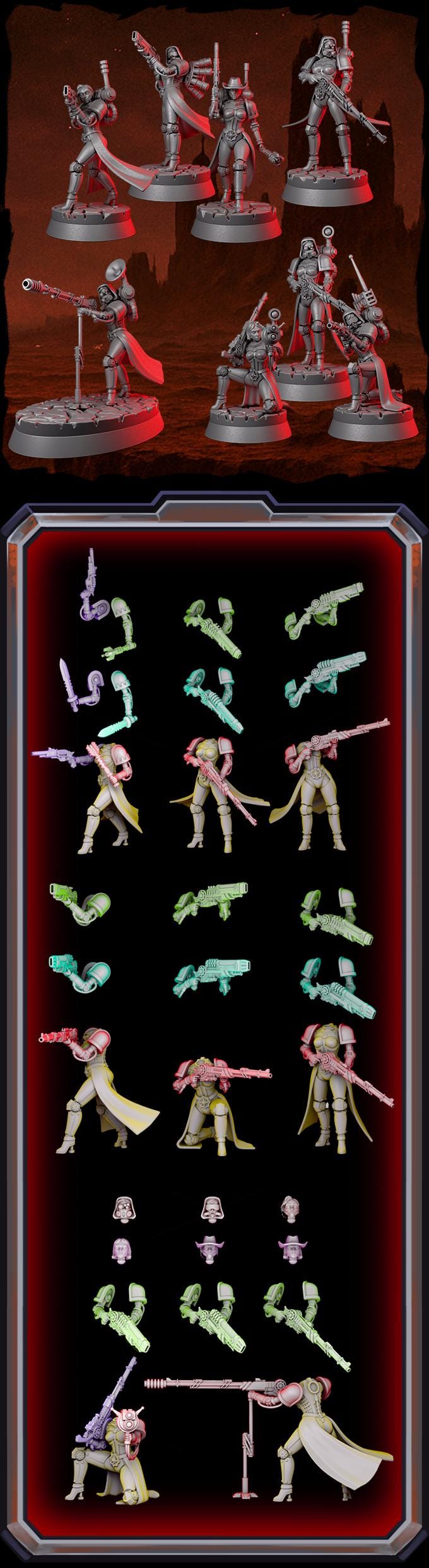 Female Machine Cult Rangers