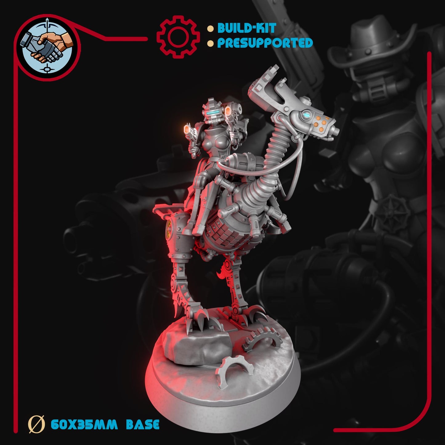 Female Machine Cult Outriders