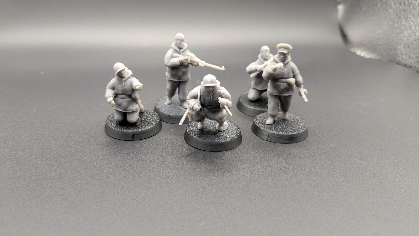 Soviet WW2 Partisan Recon Team - detail shot