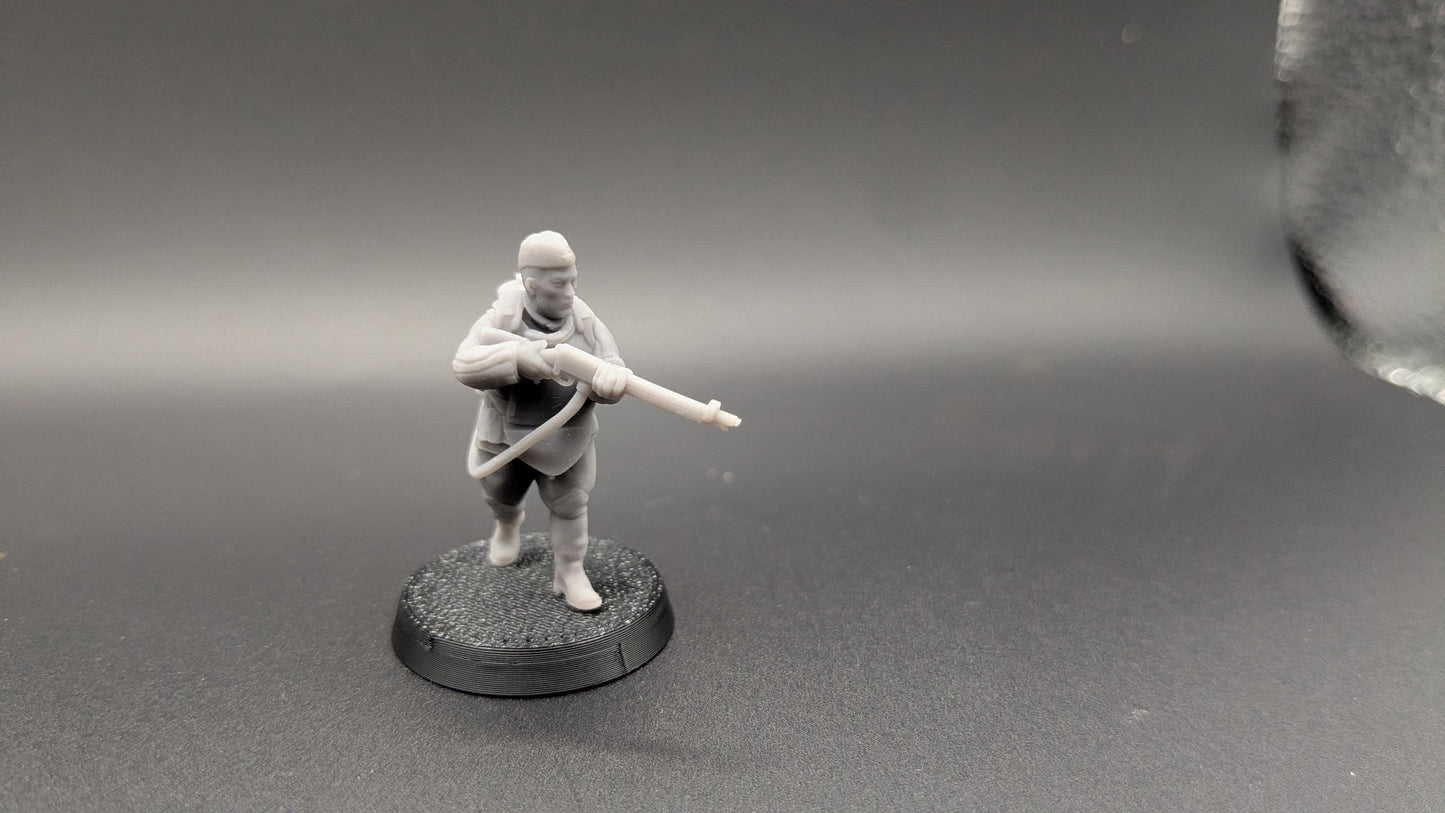Soviet WW2 Assault Engineer Flamethrower Team