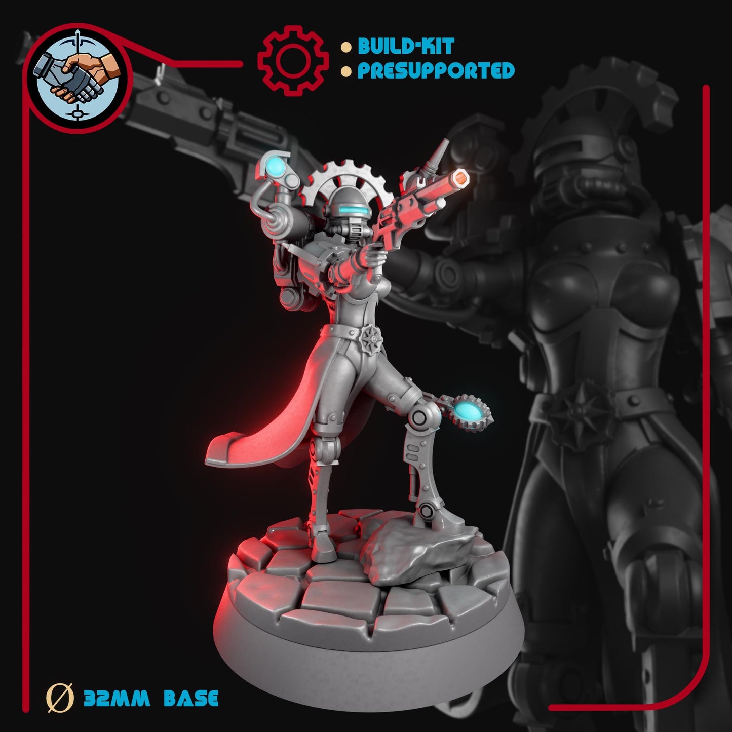 Female Machine Cult Marshal