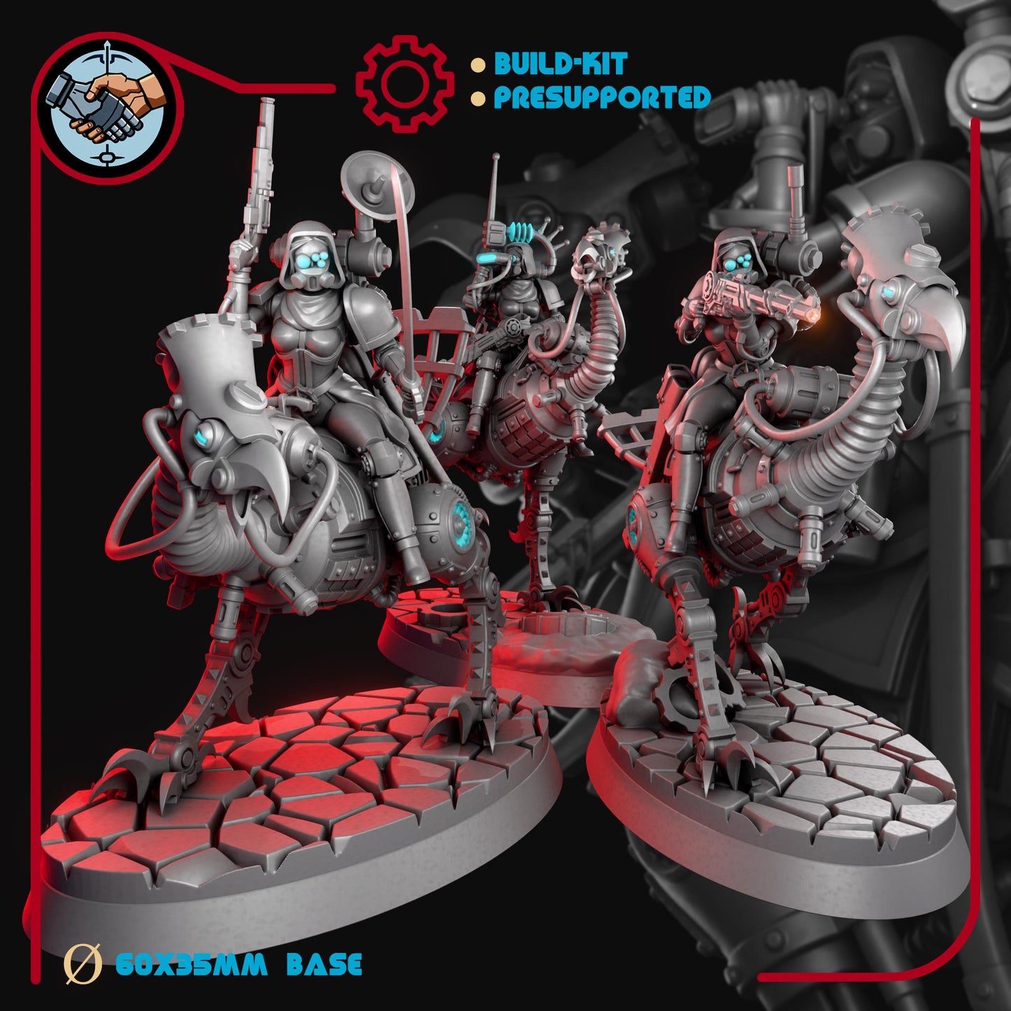 Female Machine Cult Outriders