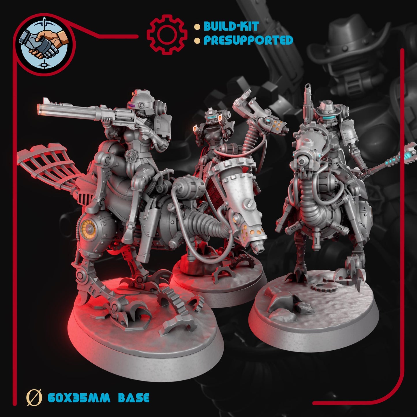 Female Machine Cult Outriders