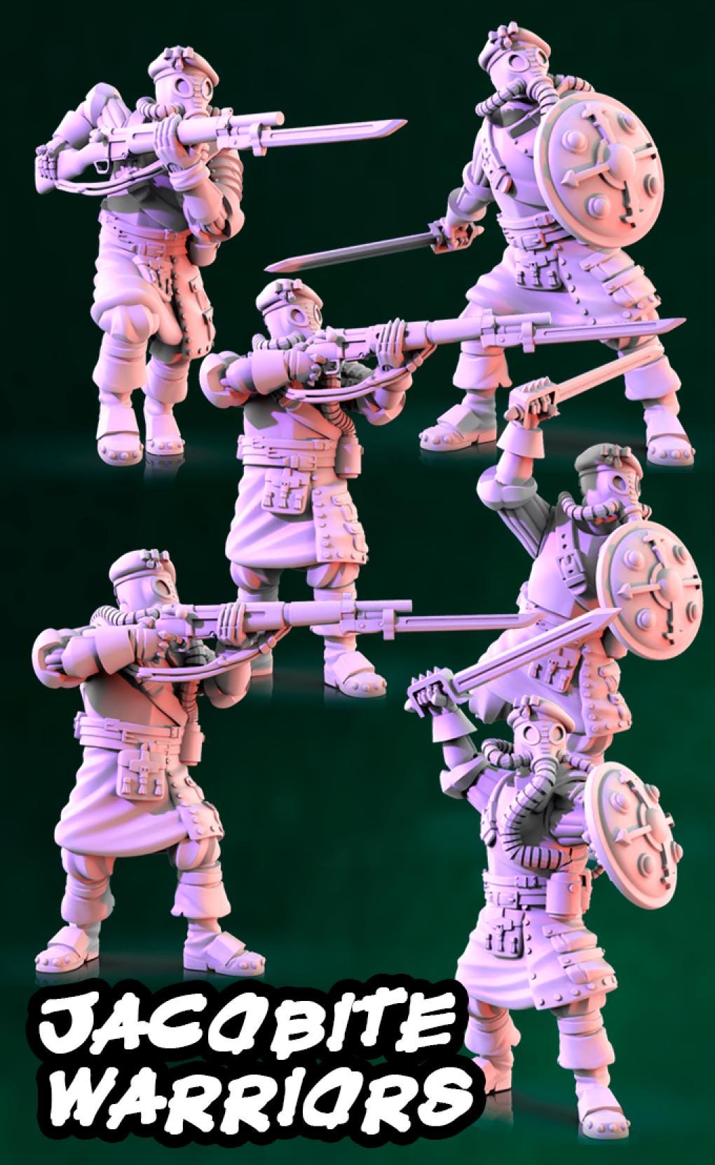 Trench Jacobite Warriors