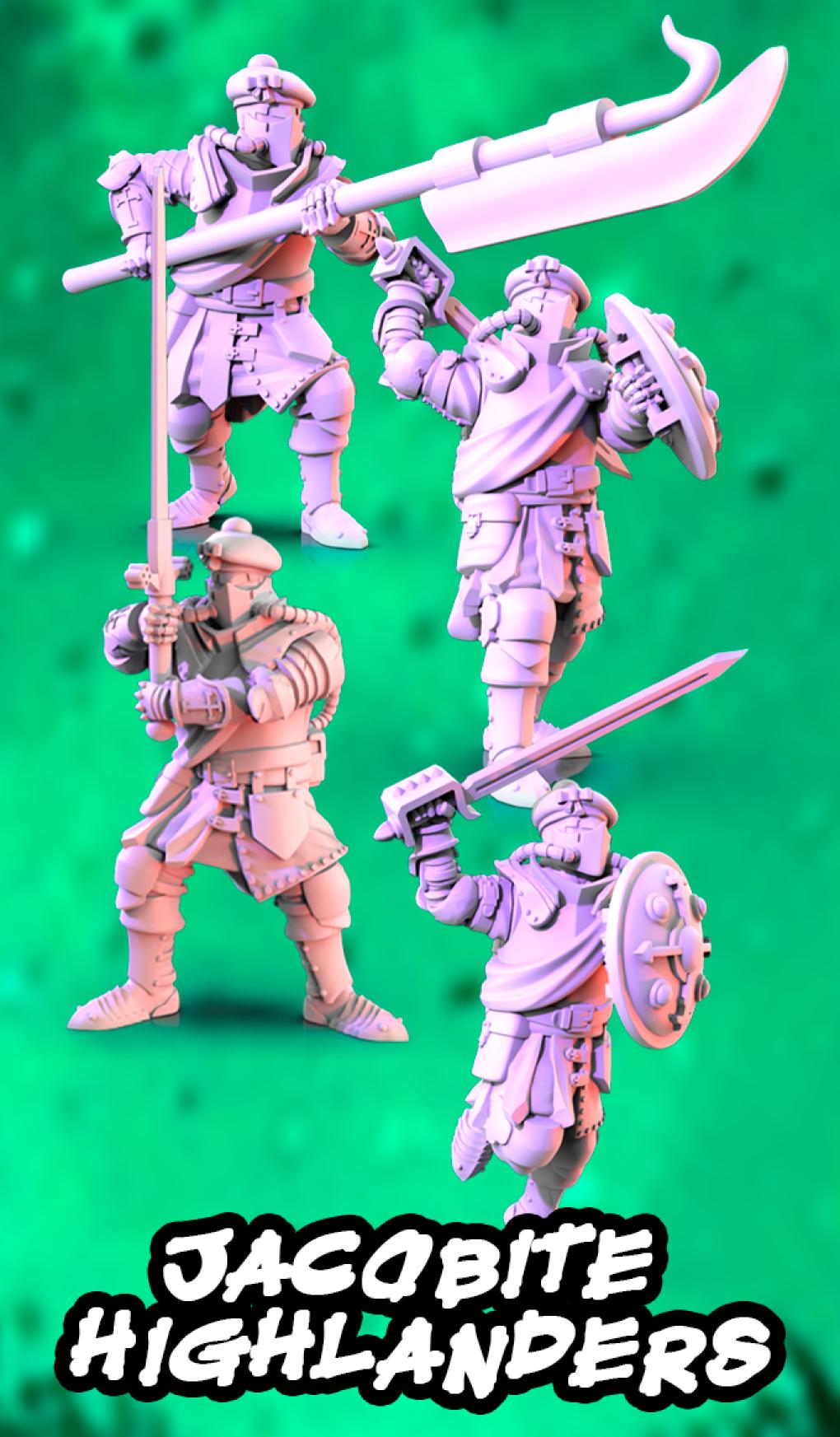 Trench Jacobite Highlanders