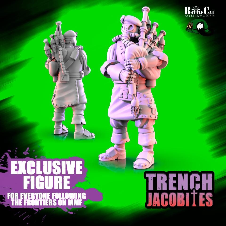 Trench Jacobite Bagpiper