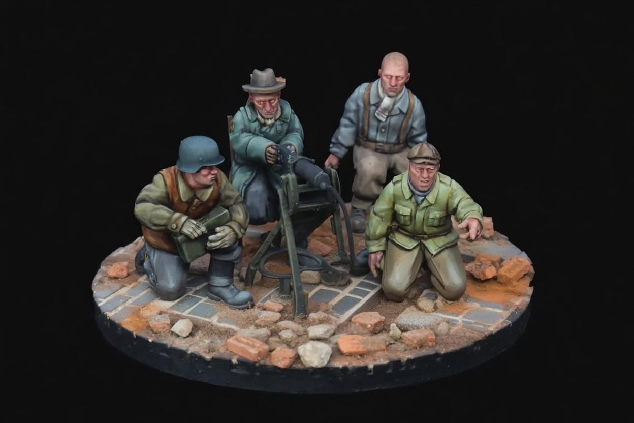 German WW2 Volkssturm Weapons Teams