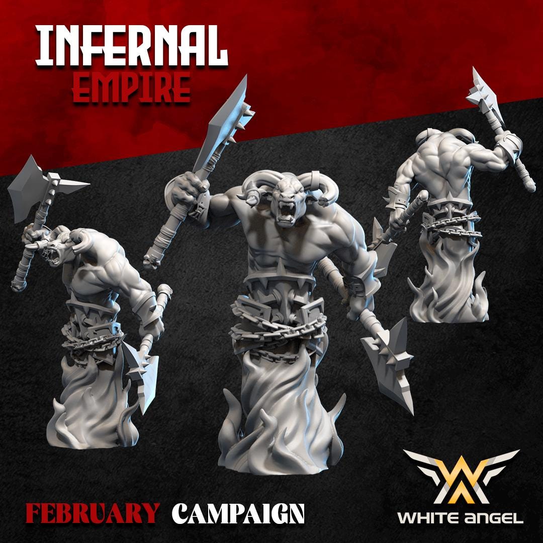 Infernal Empire - Havoc Dwarf Fireborn Bulls
