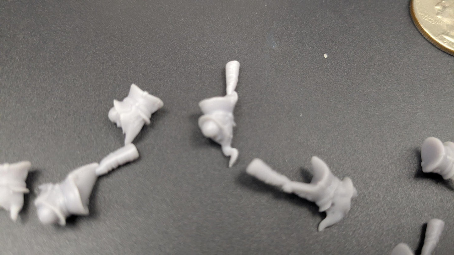 Shako Hats & Peaked Caps - Set of 12 Kitbash Heads