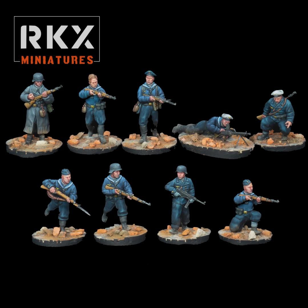 German WW2 Kriegsmarine Naval Infantry