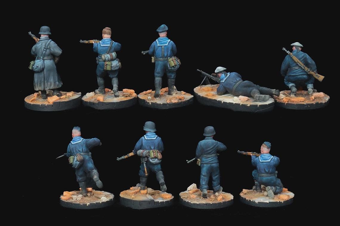 German WW2 Kriegsmarine Naval Infantry